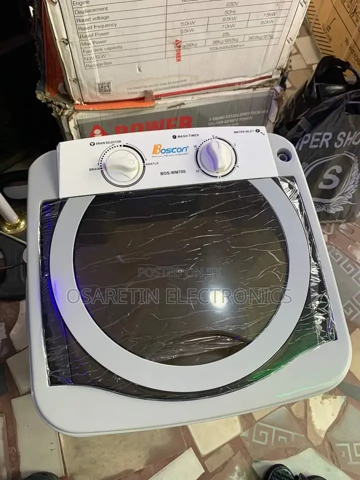 Boscon Single Washing Machine 7kg Very Spacious