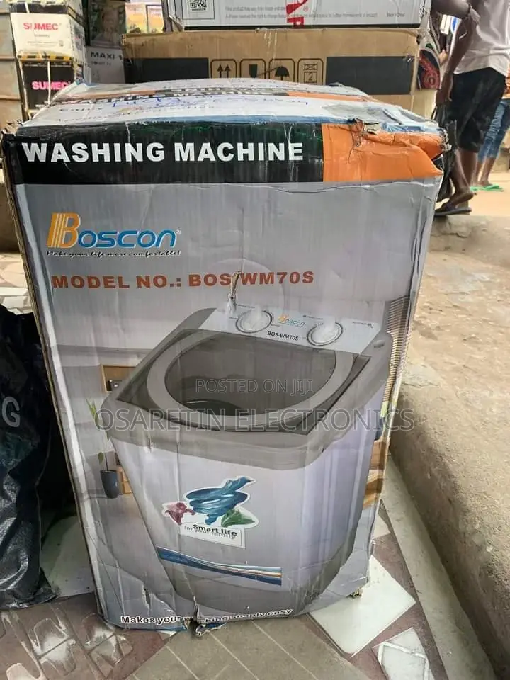 Boscon Single Washing Machine 7kg Very Spacious