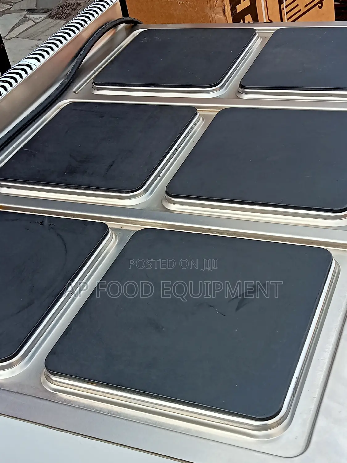 6burner Original Electric Cooker With Oven Cabinet