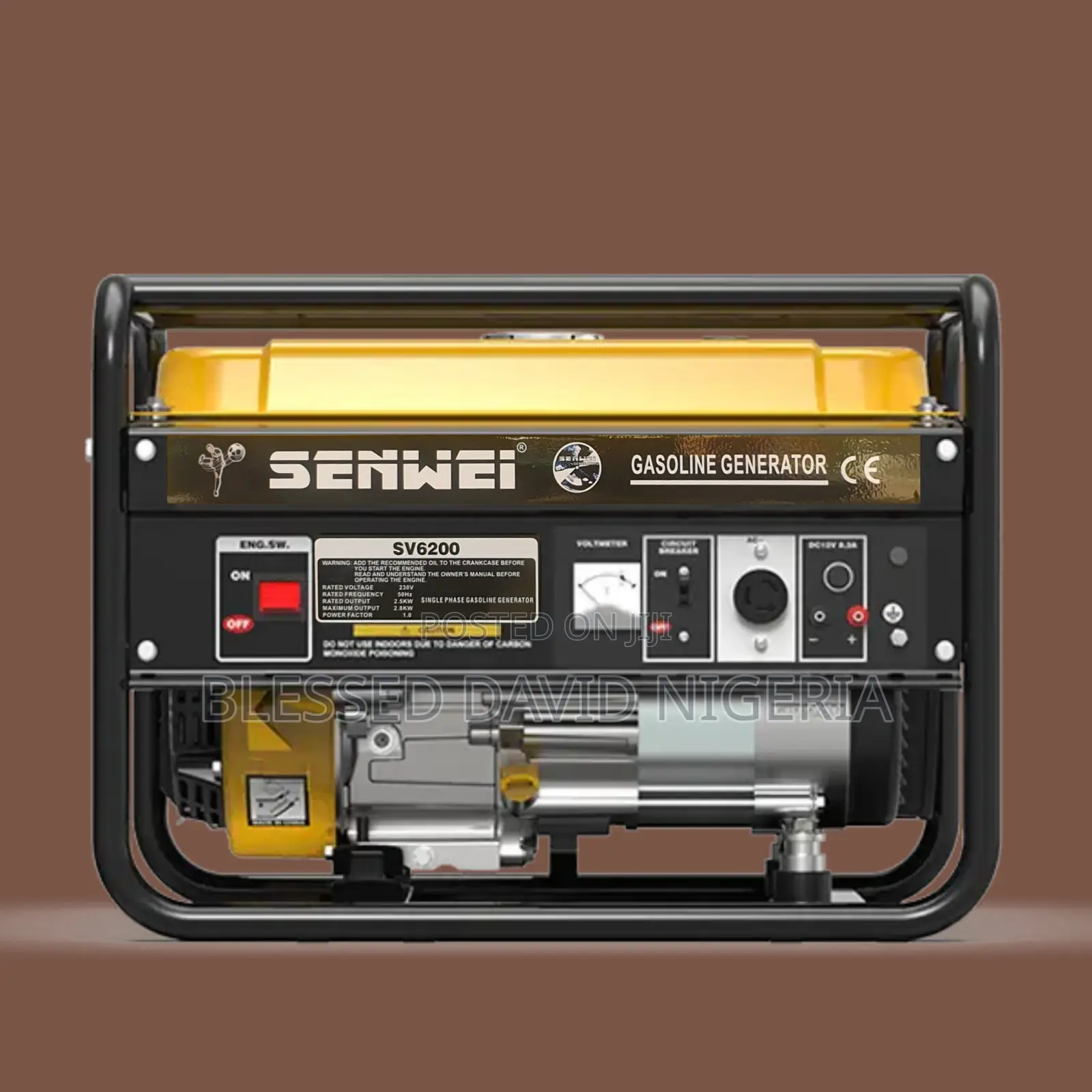 Senwei Sv6200, 3.2kva (2500watts/2.5kw) Manual Generator