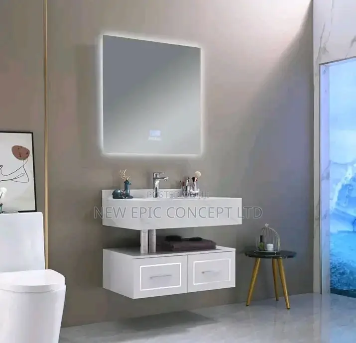 Executive Marble Cabinet With Censor Mirror