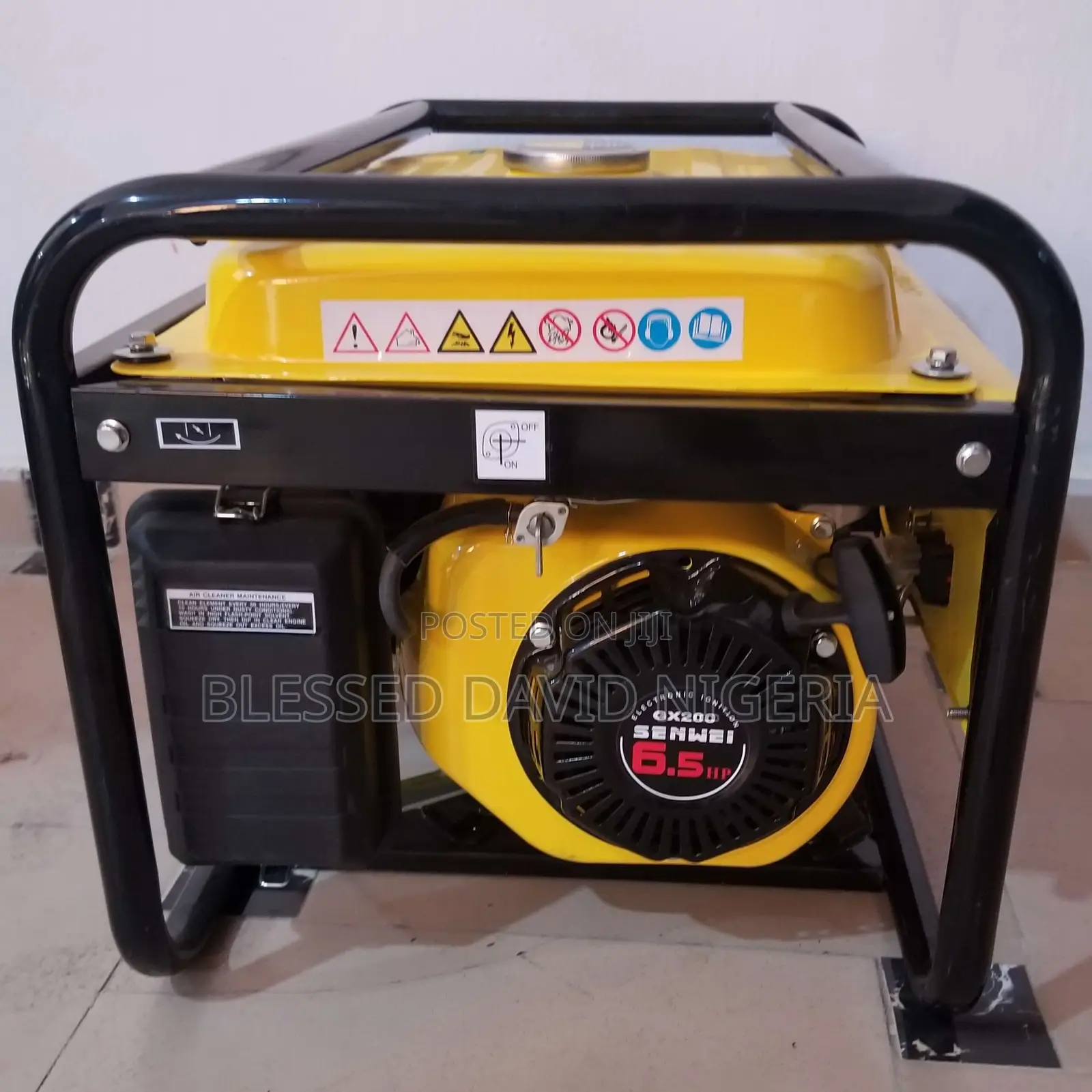 Senwei Sv5200, 2.5kva (2000watts/2.0kw) Manual Generator