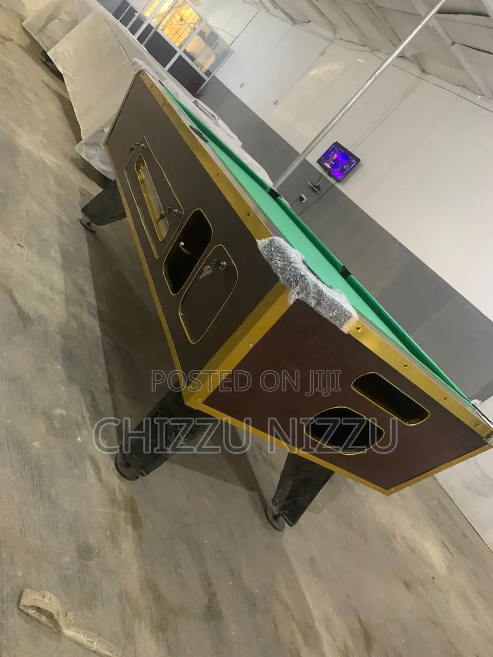 Marble HDF Coin Operated Snooker Pool Billiard Table