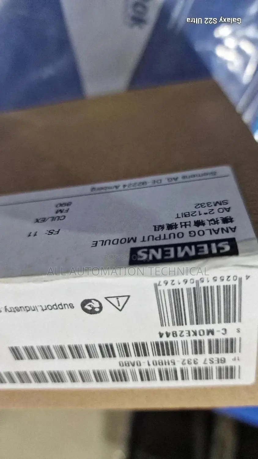 Siemens Simatic S7-300 Analog Output - 6es7332-5hb01-0ab0