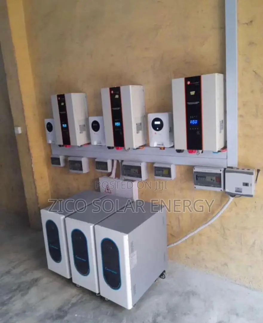 17kwa Solar Lithium Battery Set Up