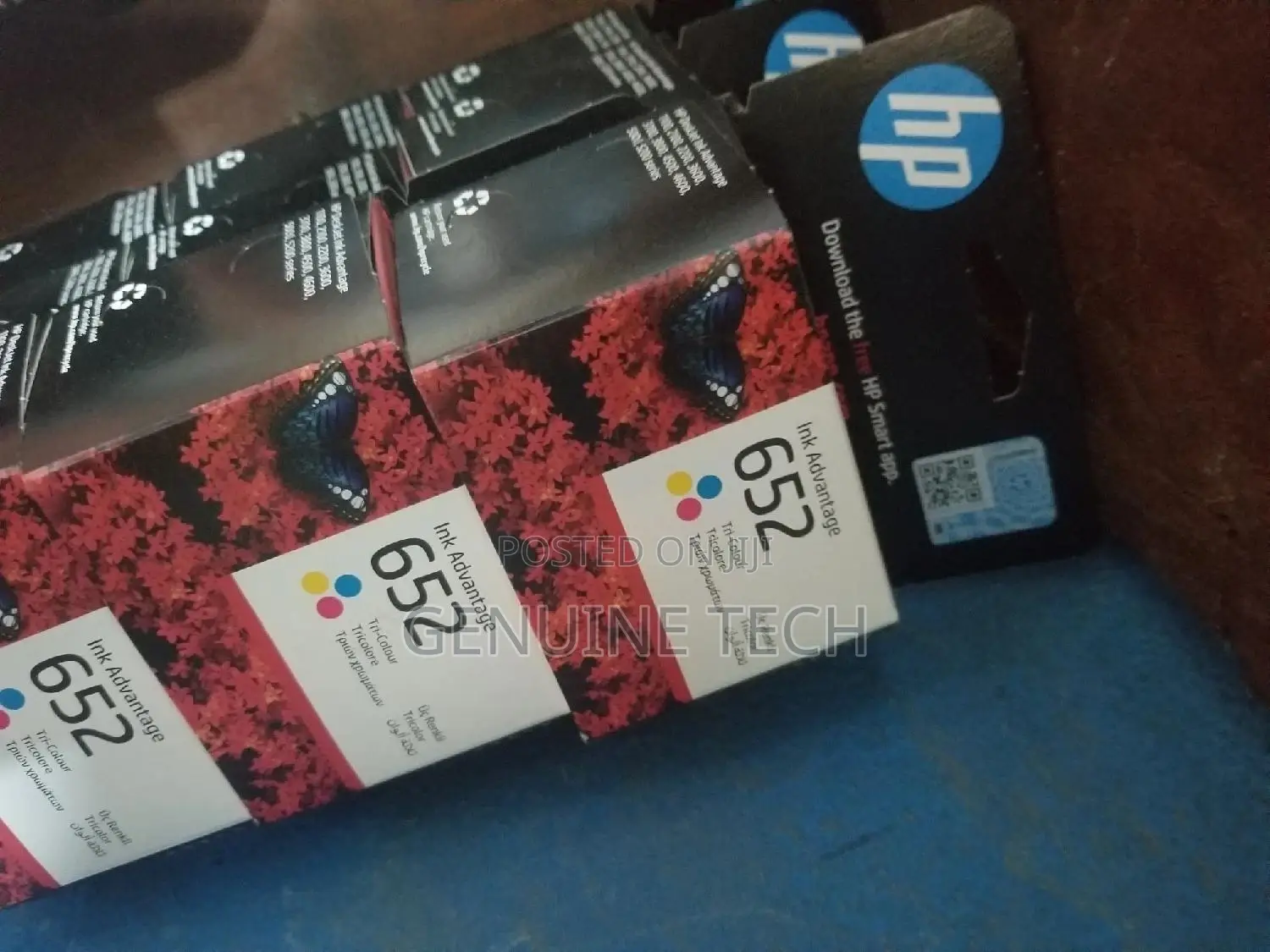 Original 652 HP Ink