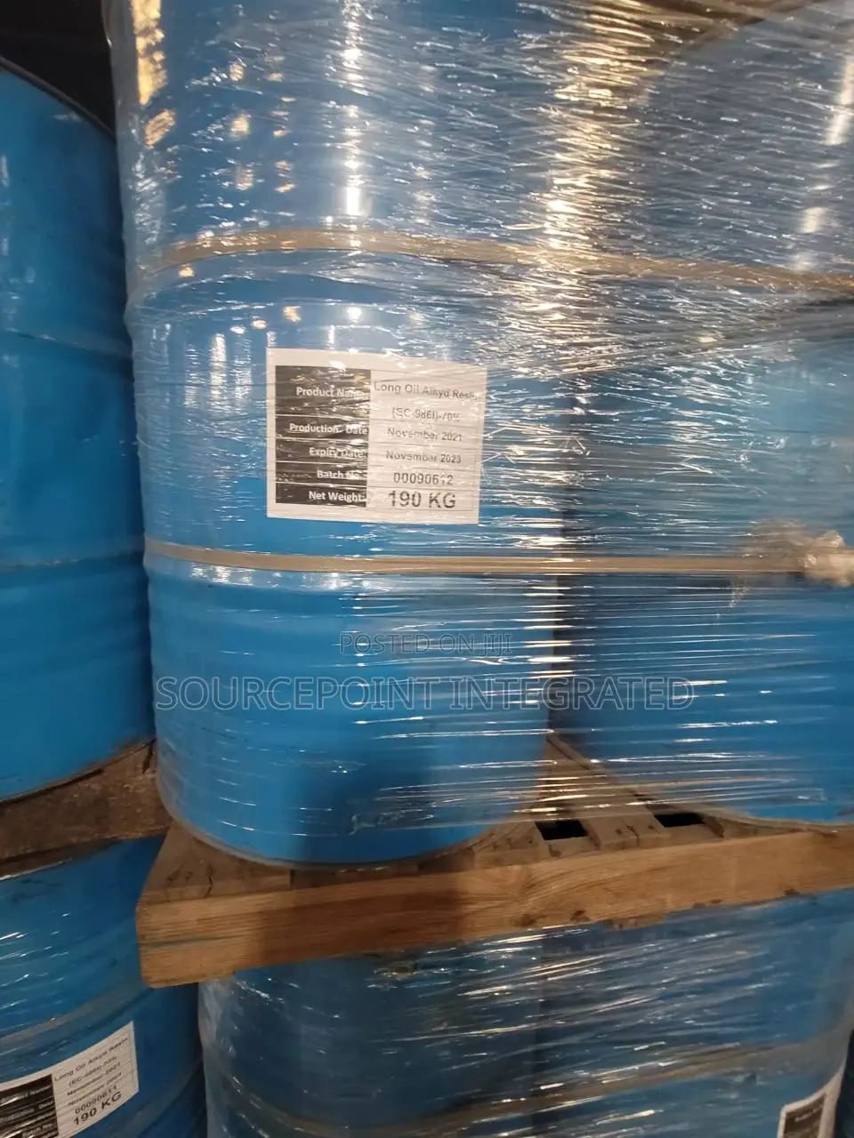 Long Oil Alkyd Resin 70% Solid 190kg Drum