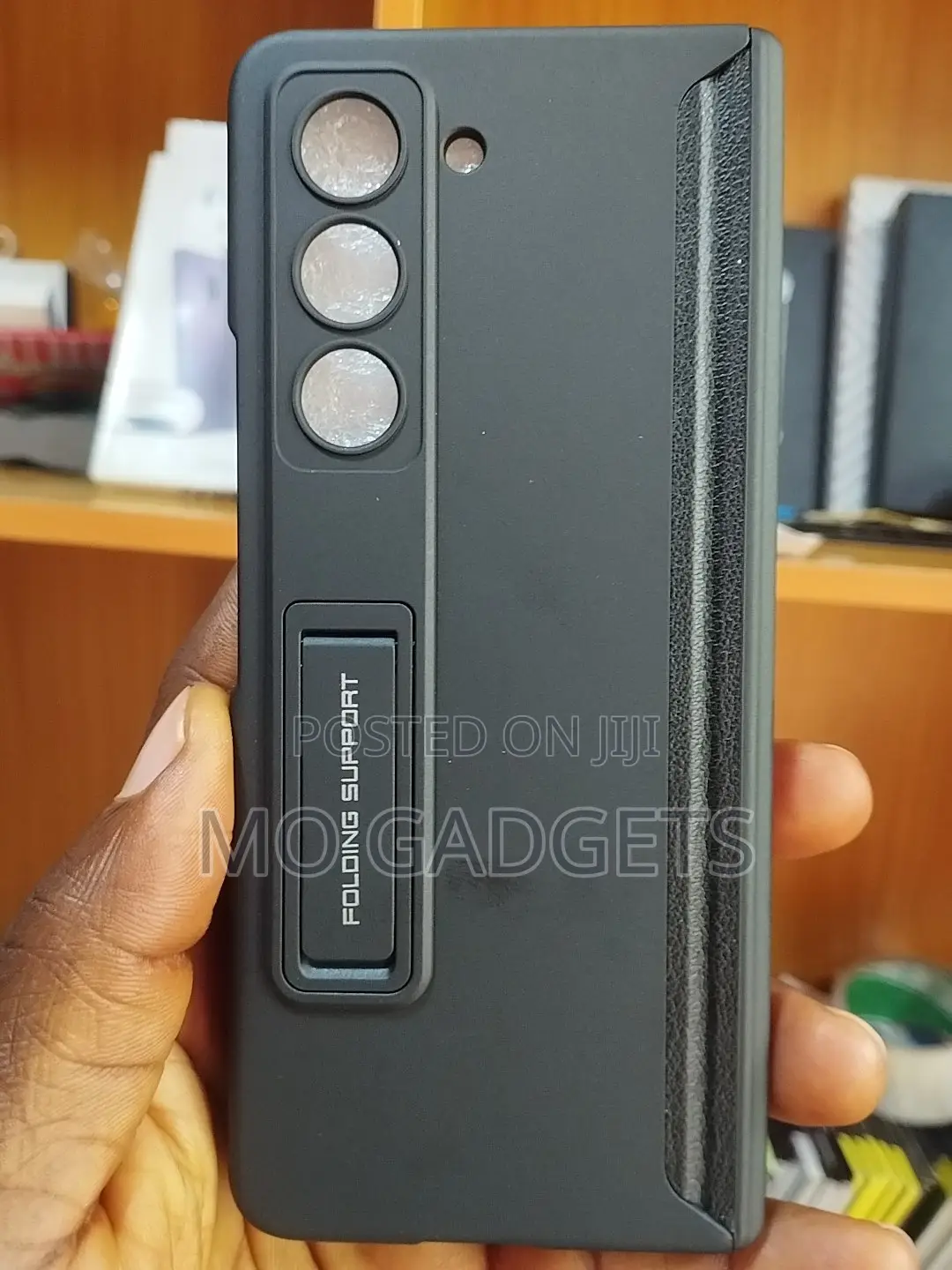 Magnetic Fold Case With Kick Stand