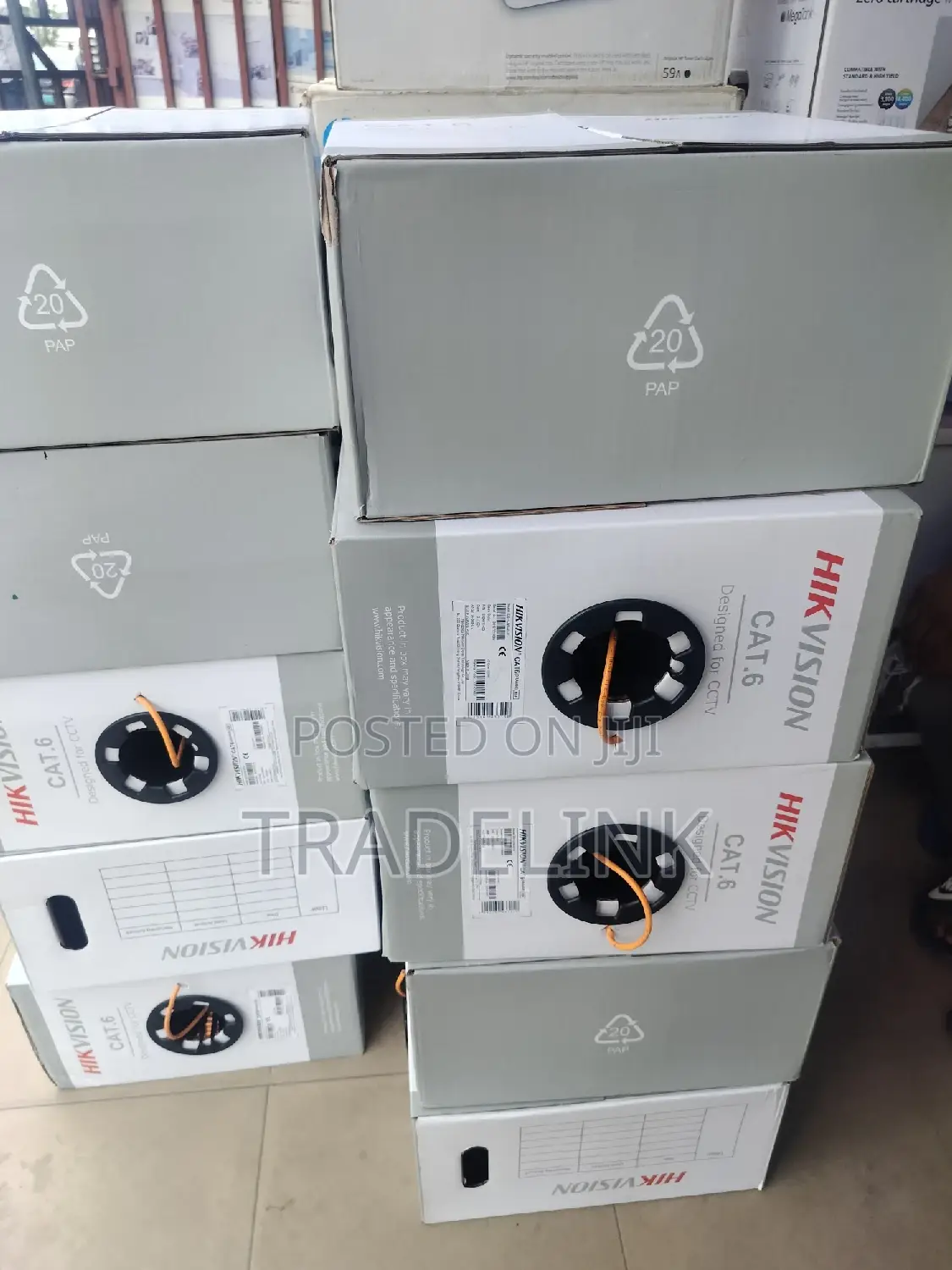Hikvision Cat6 Networking Utp Cable – 305m 100% Copper