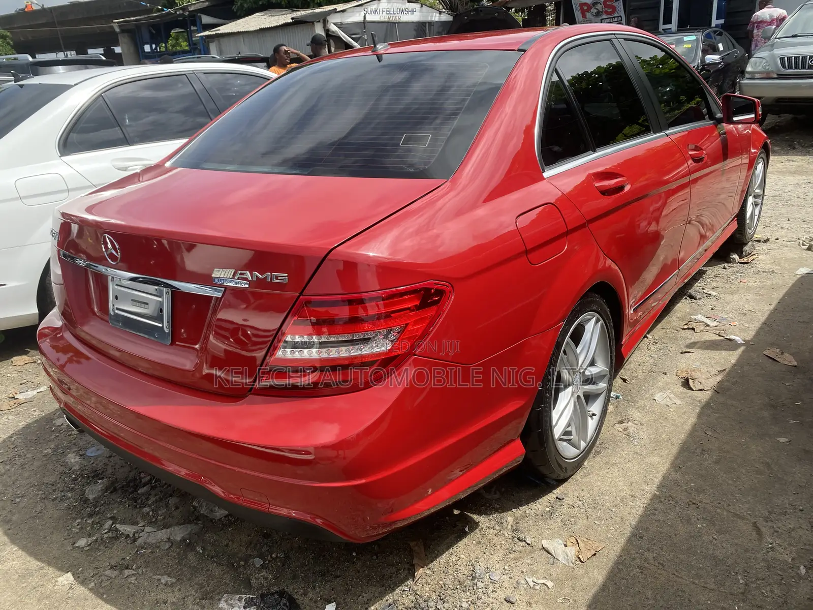 Mercedes-Benz C250 2012 Red