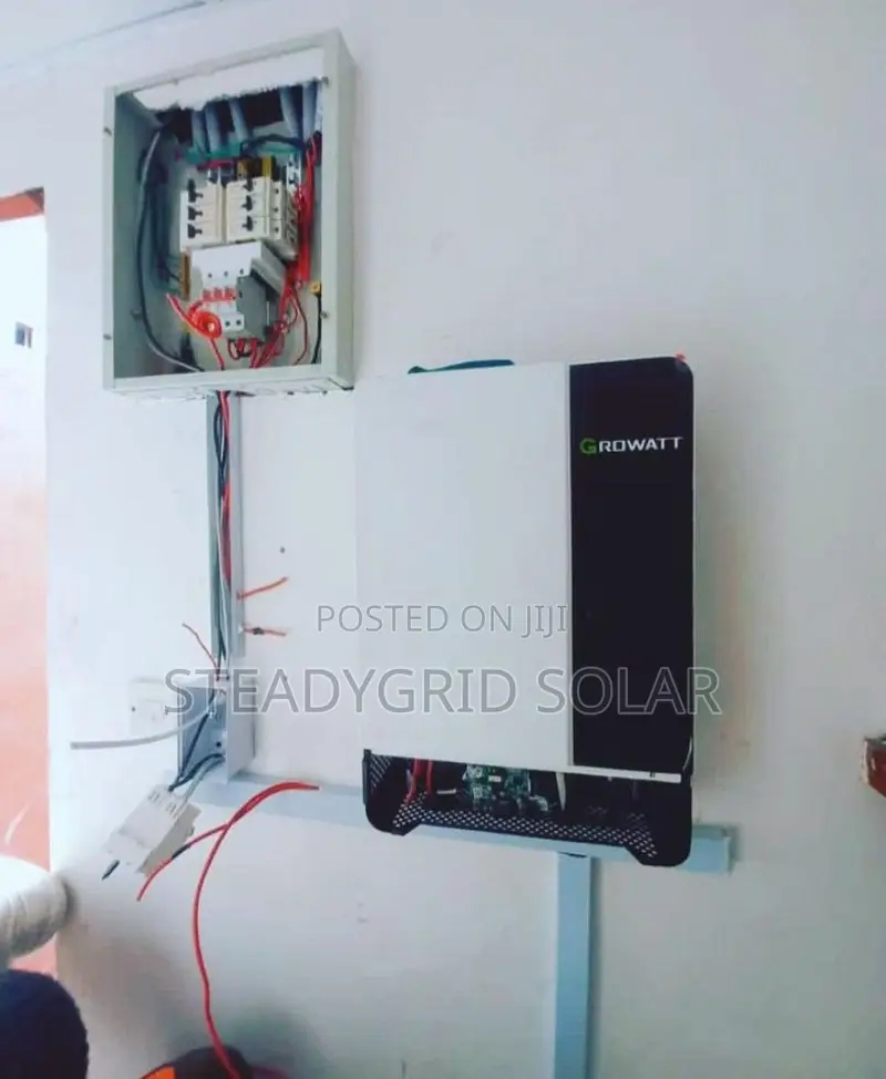 Growatt 7.5kva/48v/20kwh Solar Powered Inverter Installation