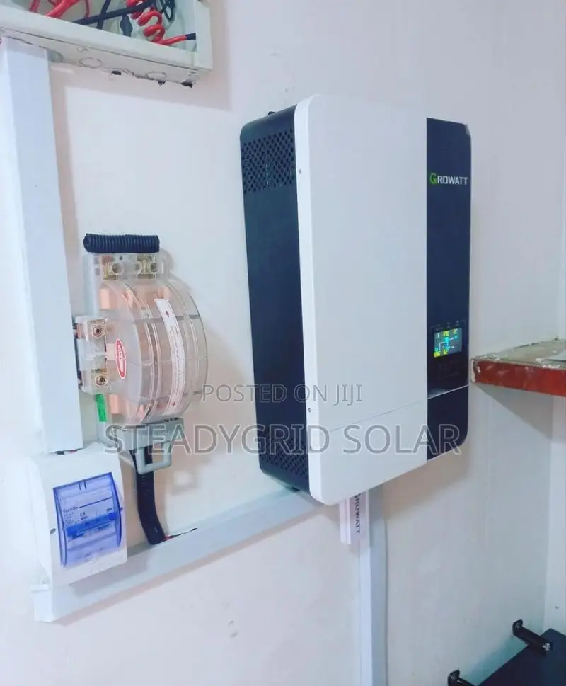 Growatt 7.5kva/48v/20kwh Solar Powered Inverter Installation
