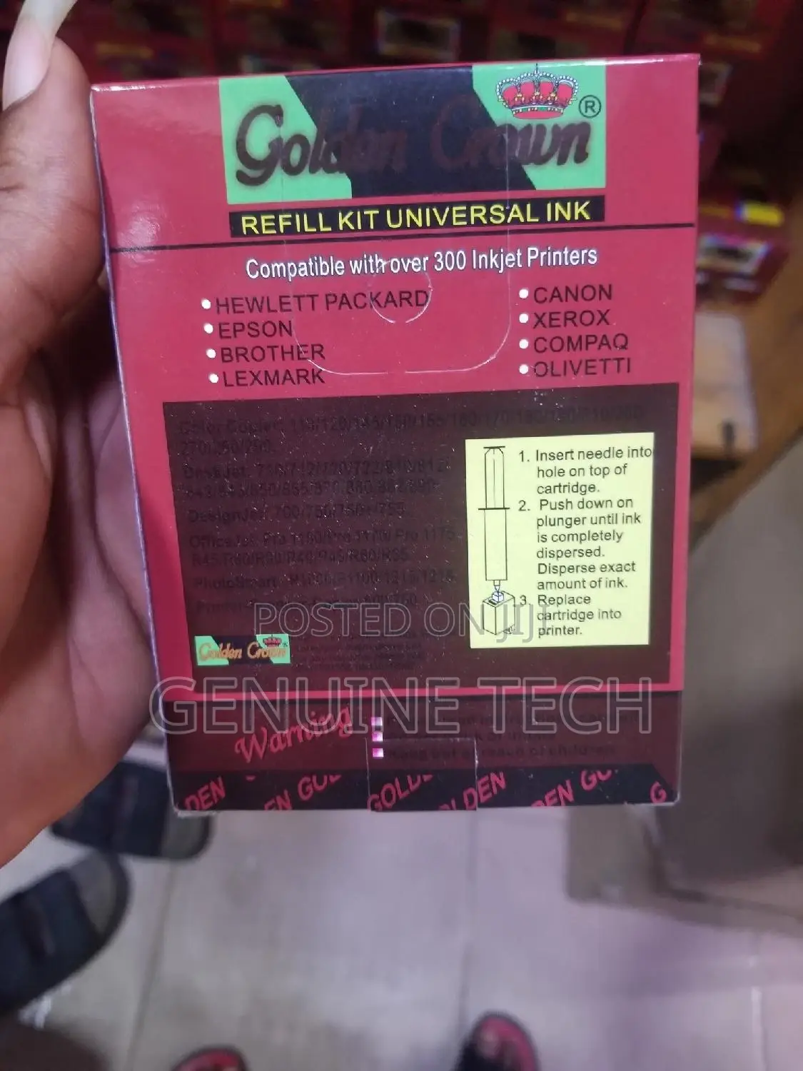 Golden Crown Refill Toner Black