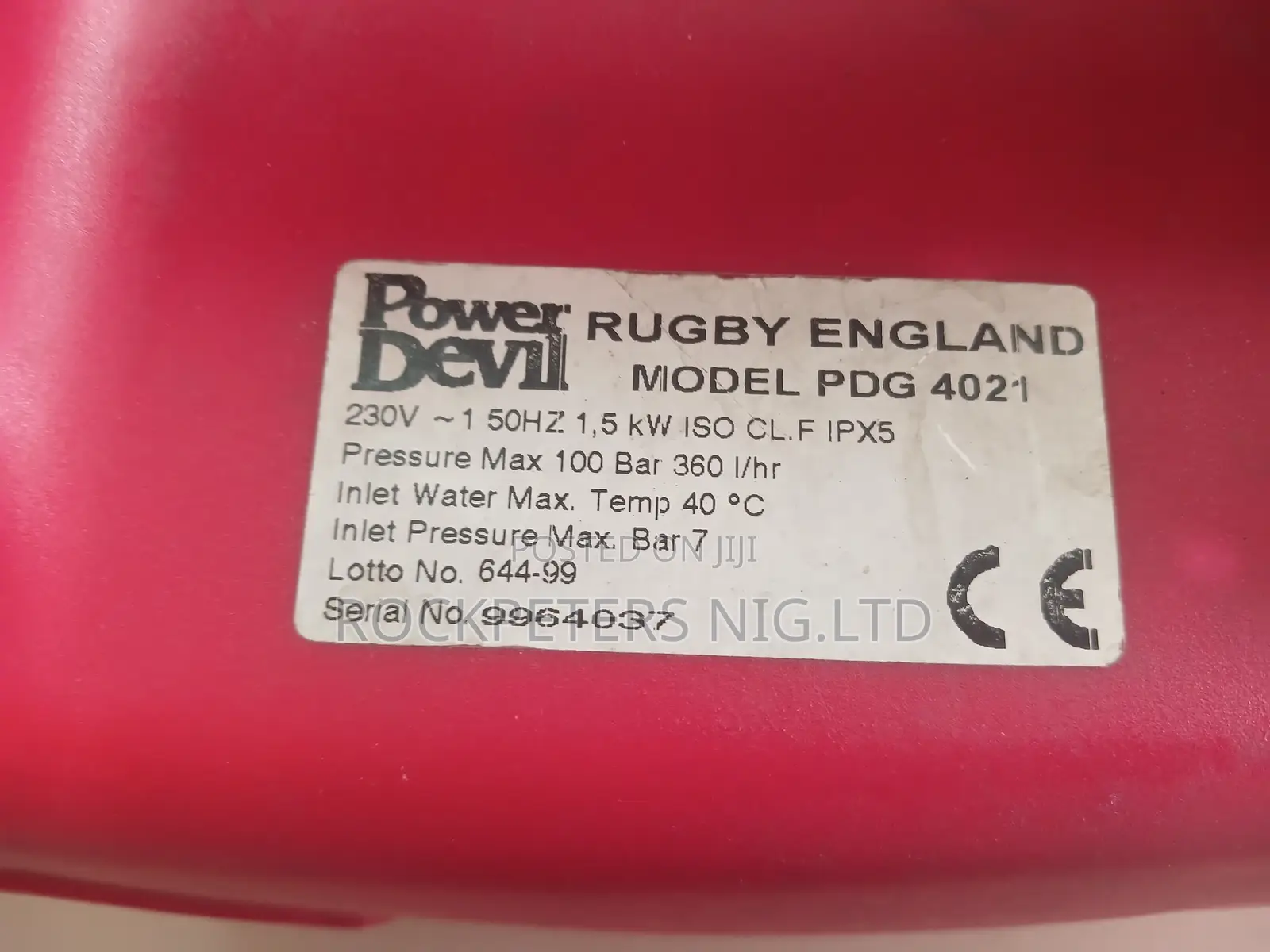 Power Devil Pressure Washer PDG 4021