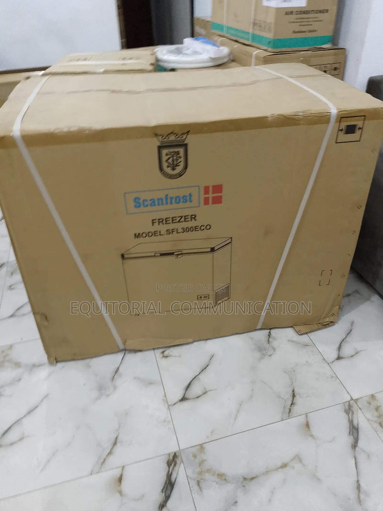 SFL-300 Eco Scanfrost Chest Freezer Silver 