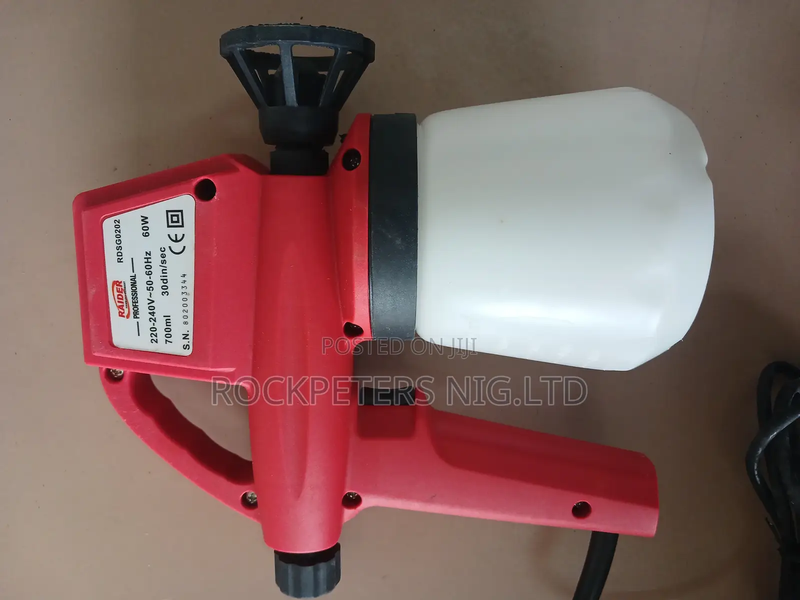 60W Raider Electric Paint Spray Gun Rdsg0202
