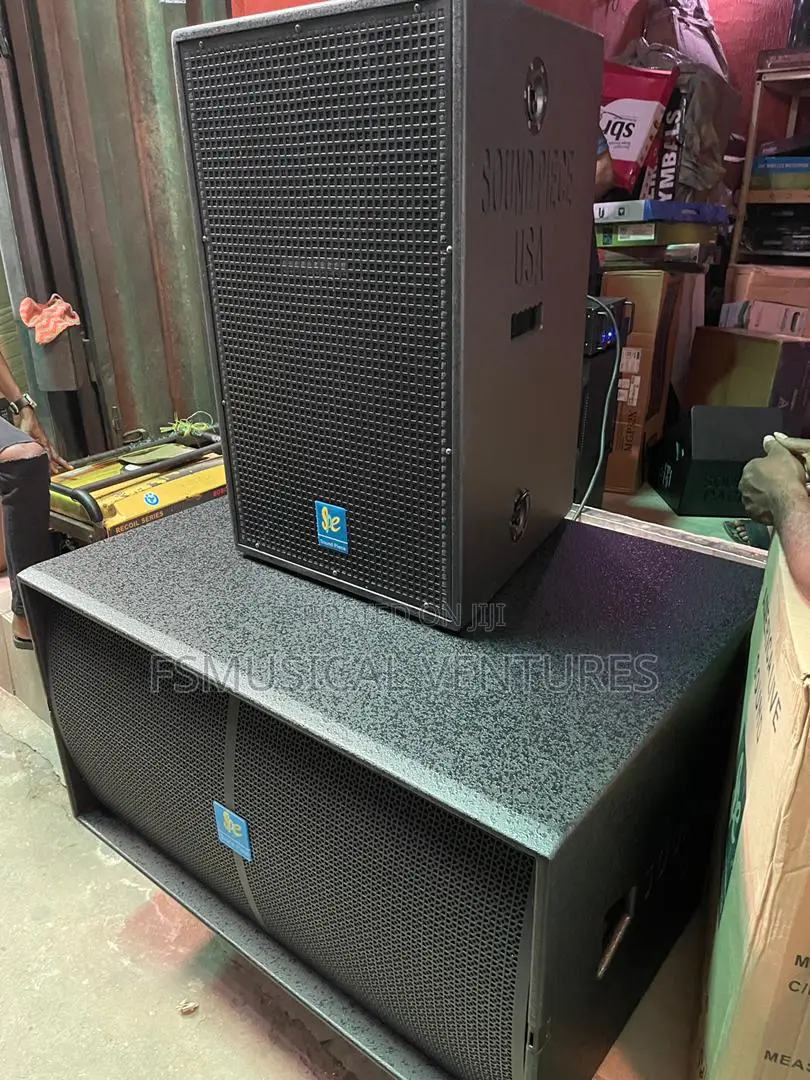 Soundpiece SPE-218C 18" Double Subwoofers Black Color
