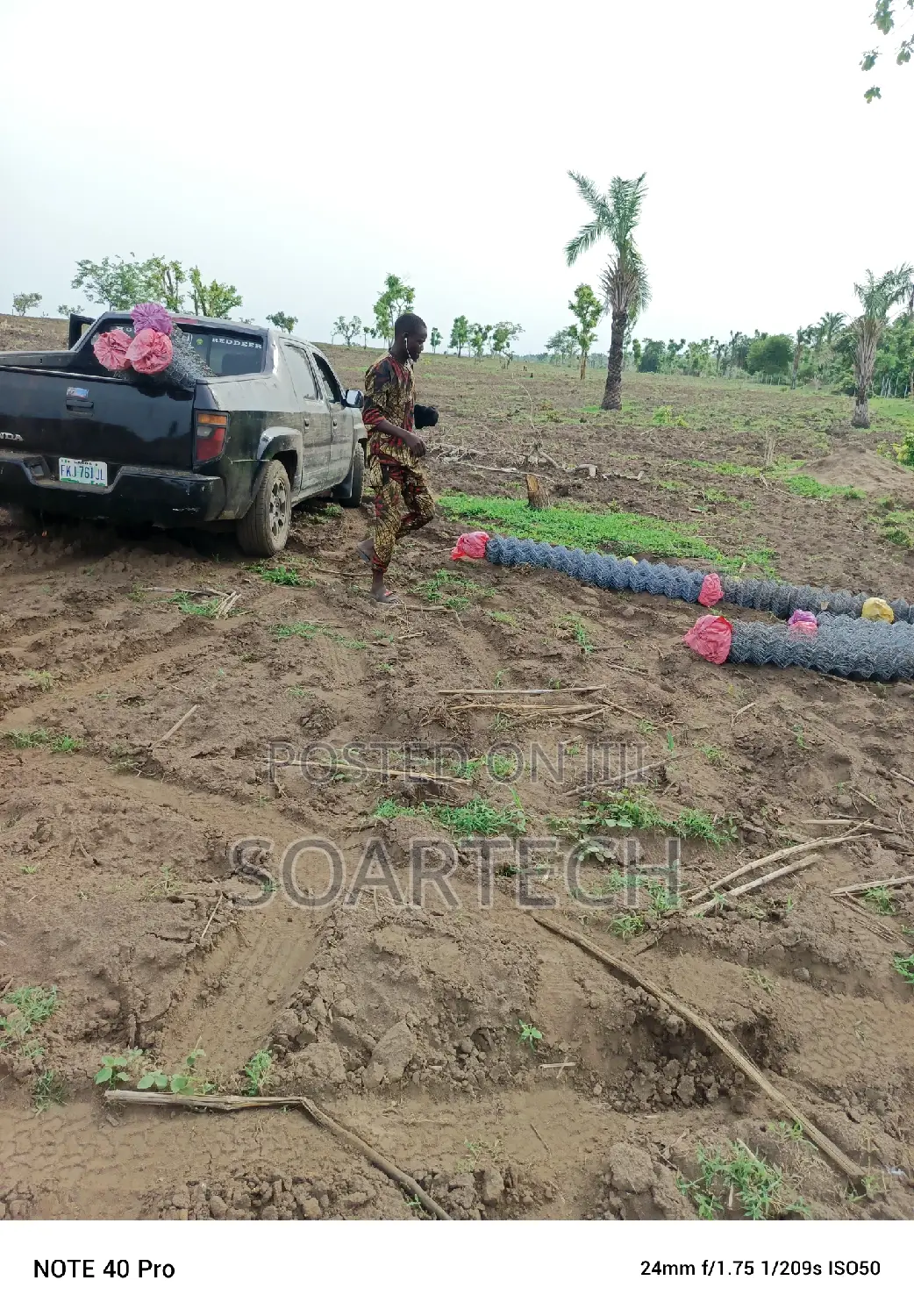 Chain Link Fencing for 500 Acres of Land at Okaka Saki Road