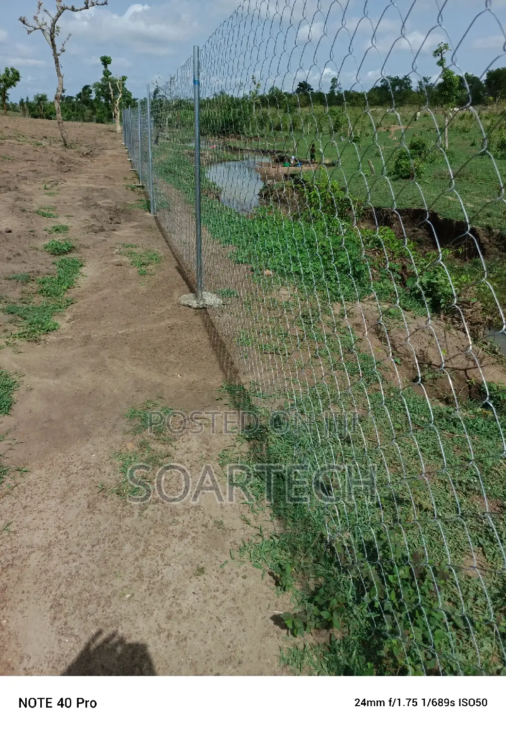 Chain Link Fencing for 500 Acres of Land at Okaka Saki Road