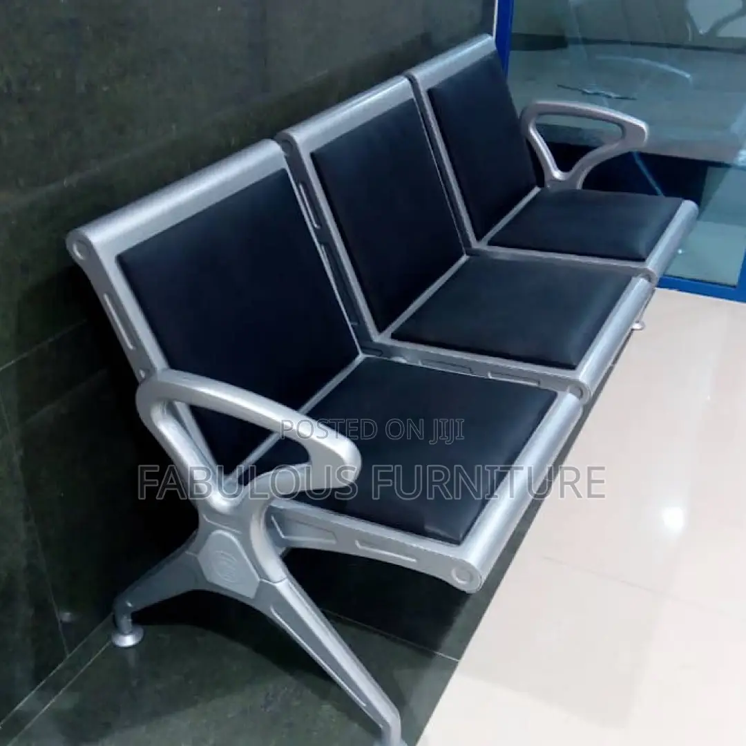 3in1 Padded Receptionist Chair / Airport Chair