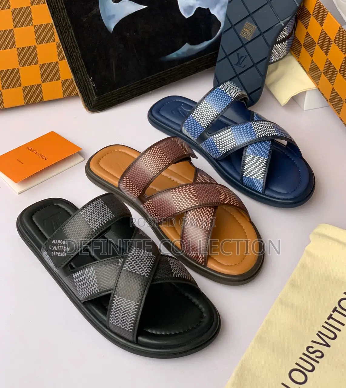 LOUIS VUITTON Luxury Slippers