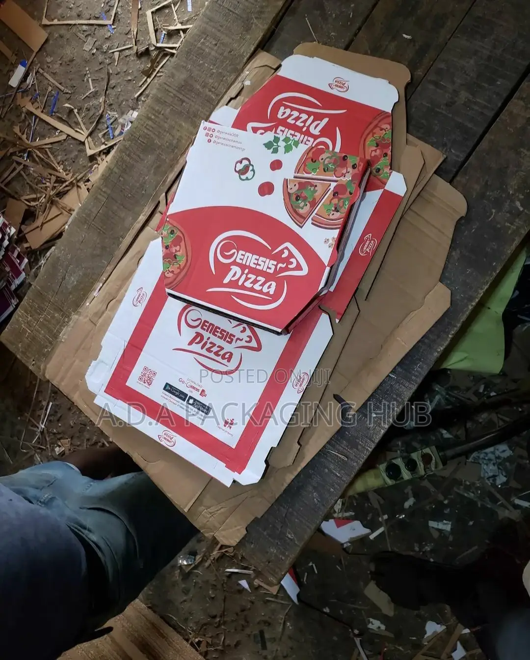Pizza Carton Boxes With Full Branding