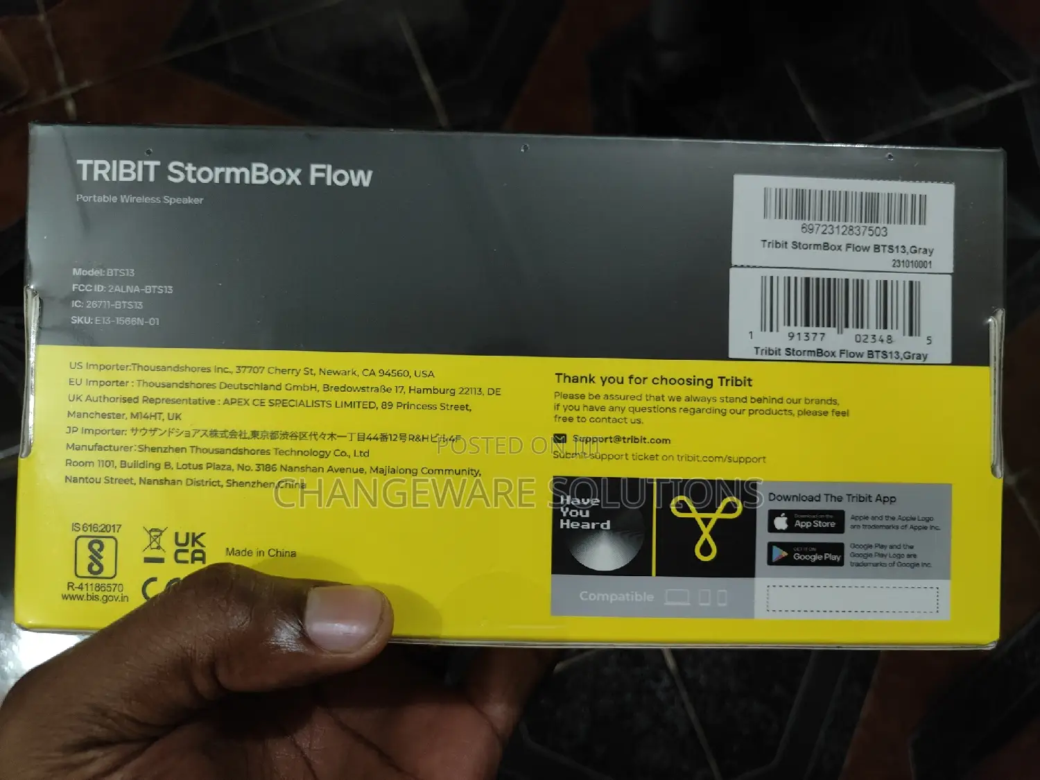 Tribit Stormbox Flow 25 Watts Speaker