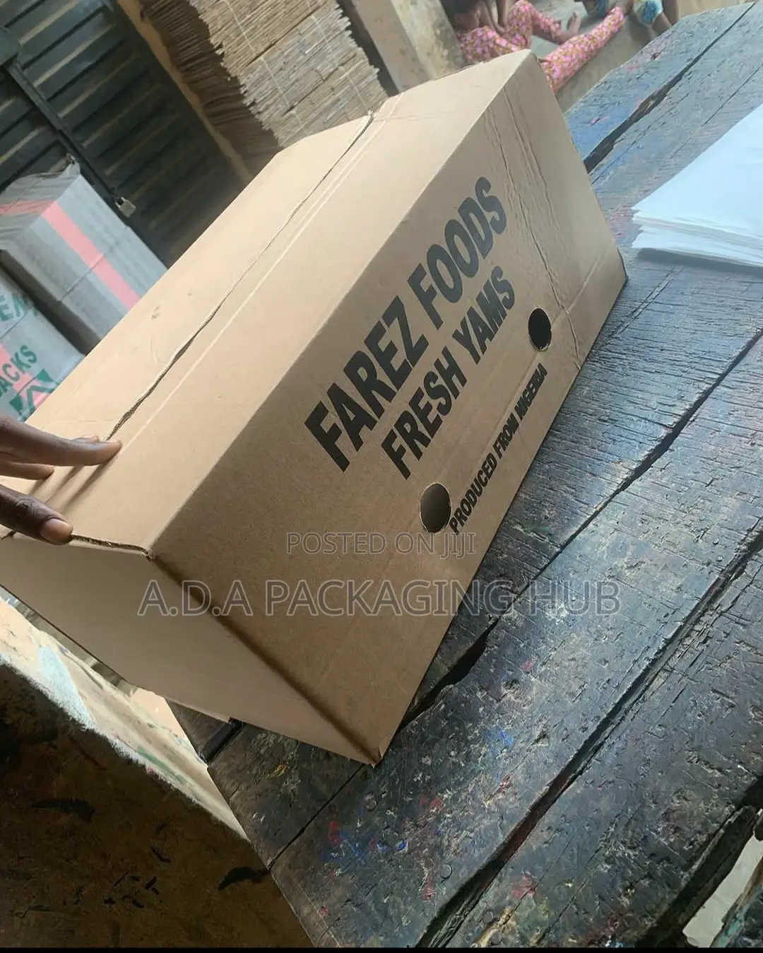 5 Ply Carton Box With Perforations for Farm Produces