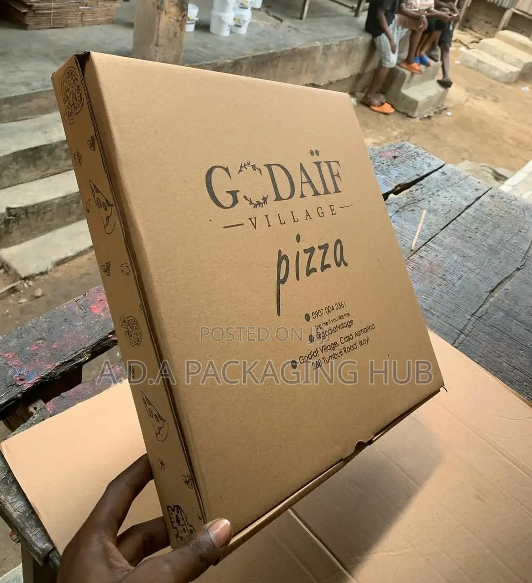Pizza Carton Box With Branding