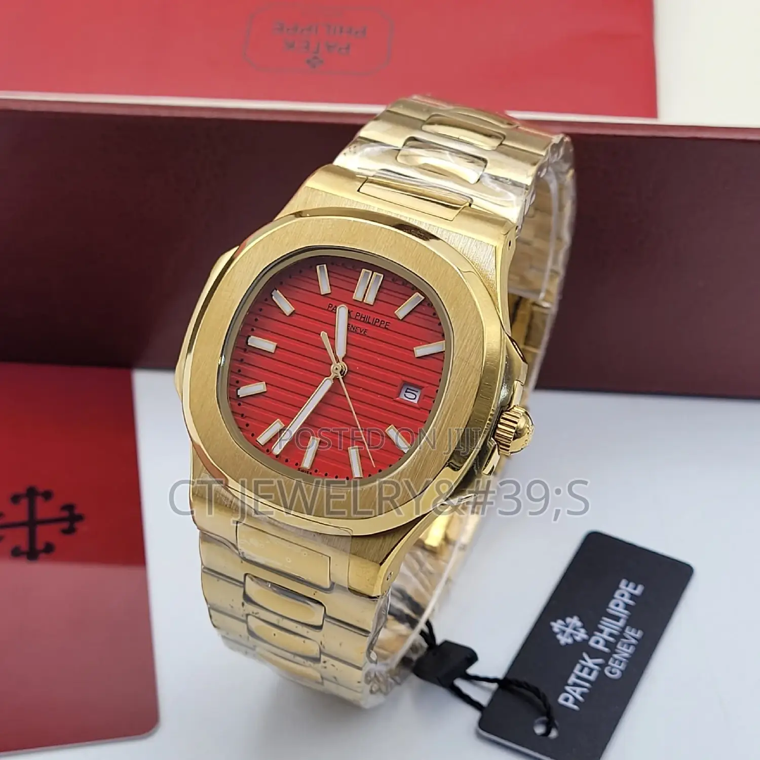 Patek Philippe Classic Analog Wristwatch Timeless Design, High Grade