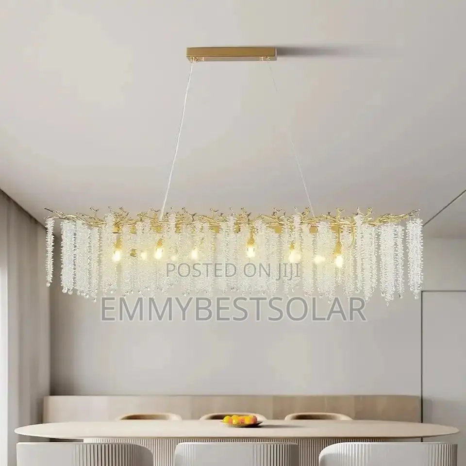 By 800 Rain Drop Luxury Crystal Chandelier Light