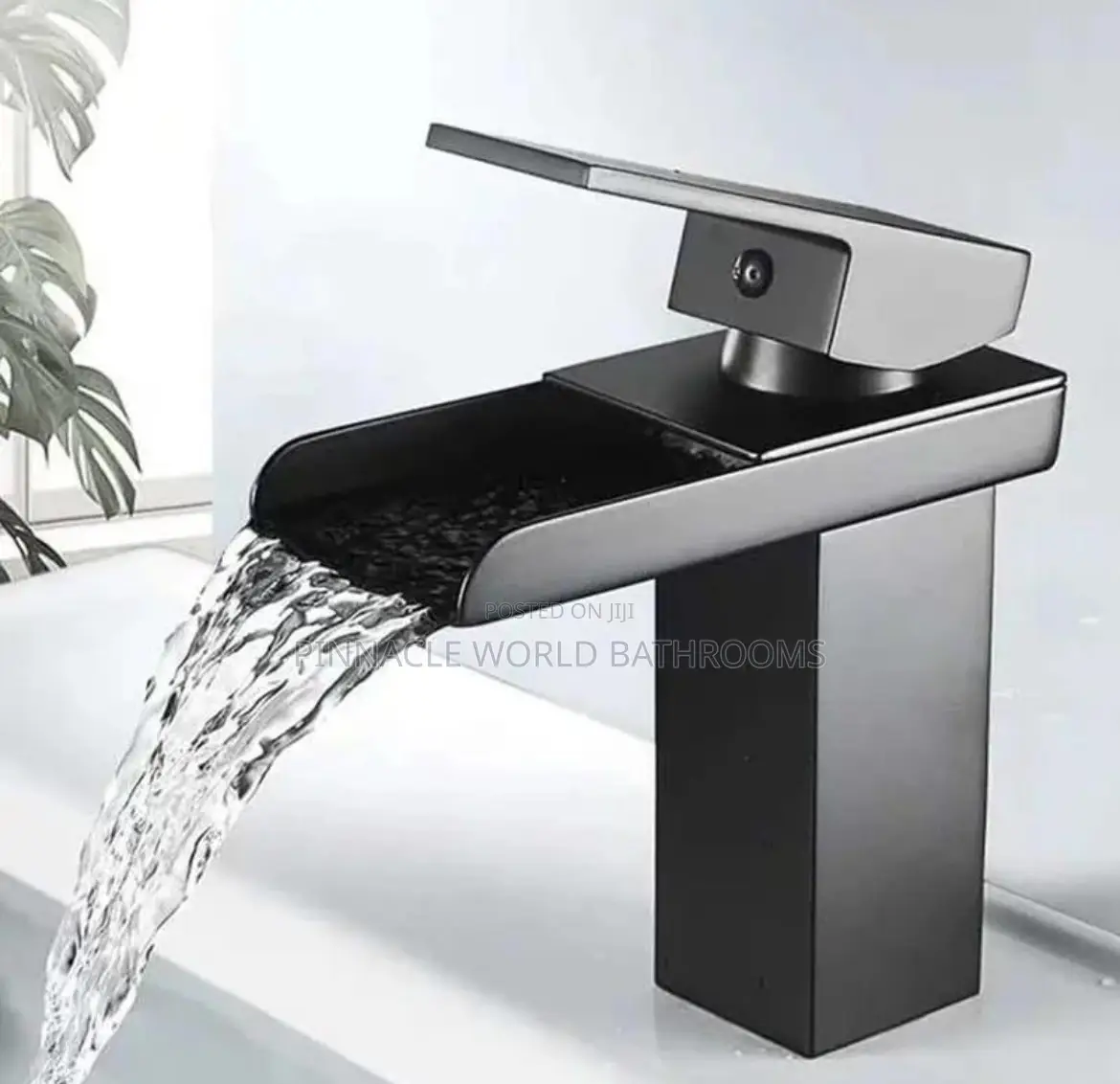 Black Water Fall Basin Mixer Tap