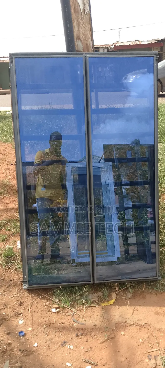 Frameless Transum Window With Inn R Burglaries and Inner Net