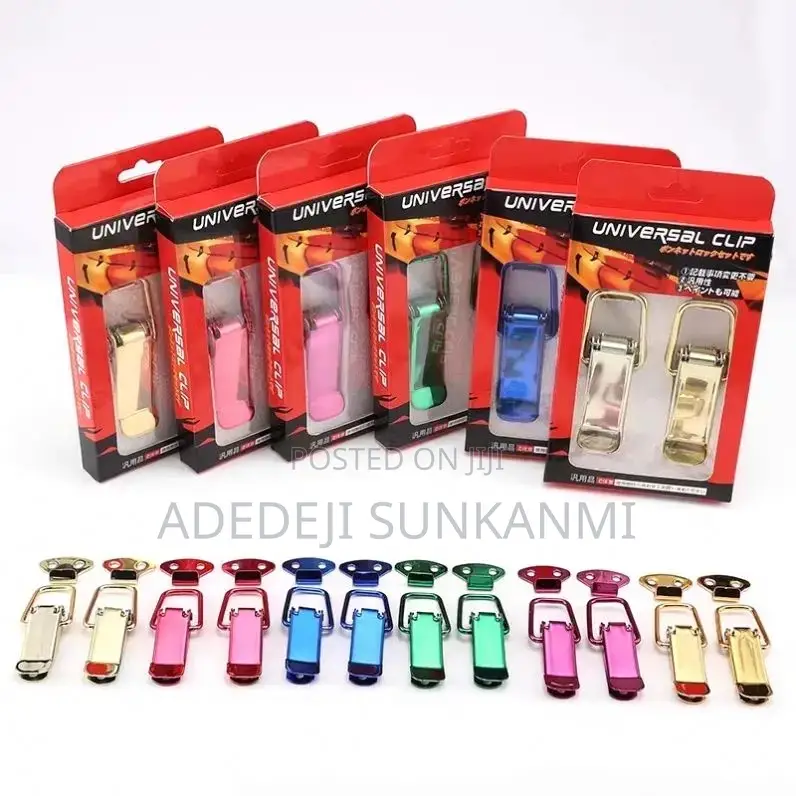 Car Bumper Pull Hooks Connecting Locks and Fixing Clips