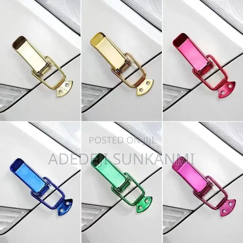 Car Bumper Pull Hooks Connecting Locks and Fixing Clips
