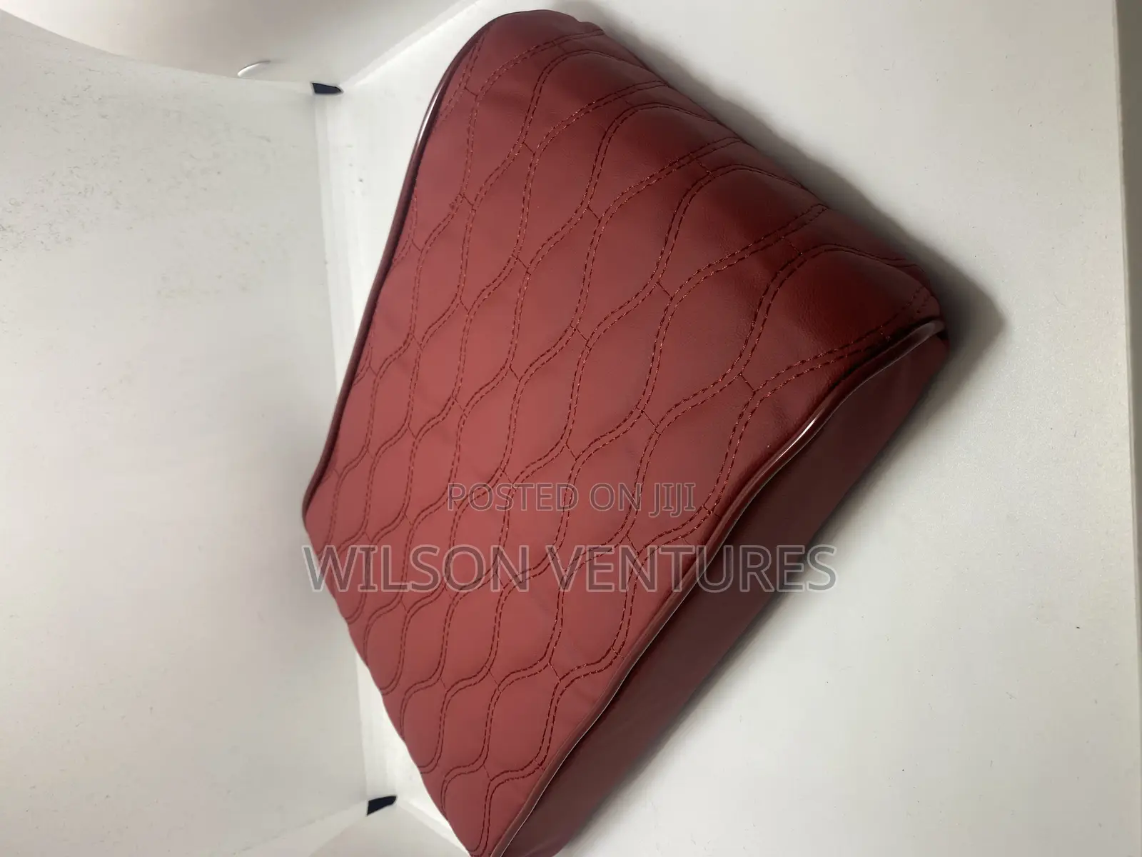 Red Color Car Arm Rest Cover