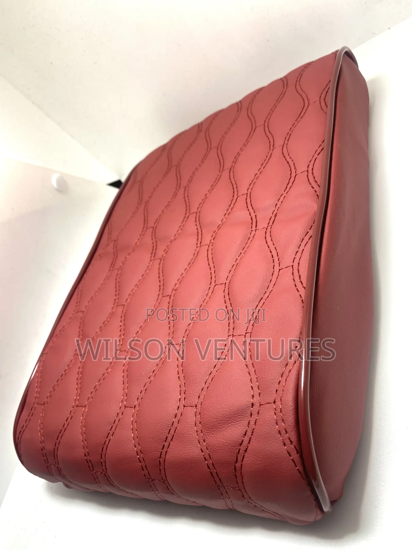 Red Color Car Arm Rest Cover