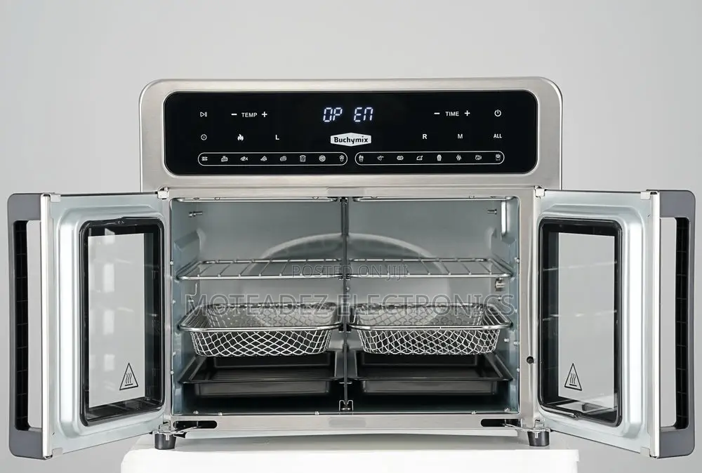 Buchymix 28l (11in1) Double Compartment French Door Air Fryer Oven