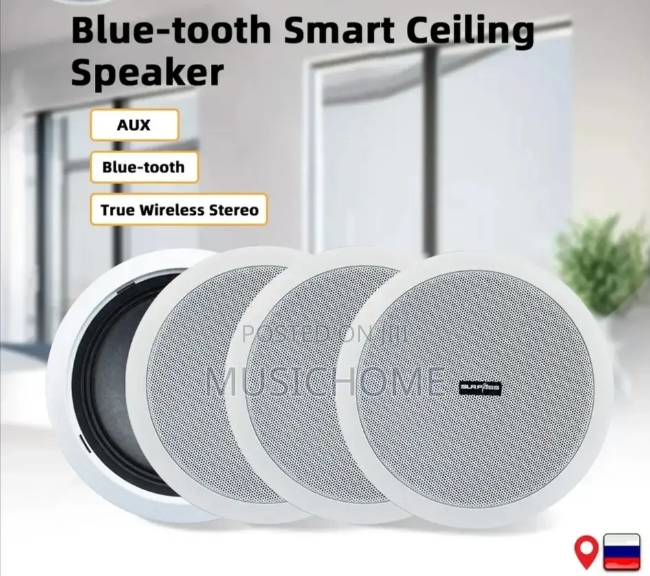 4CH Bluetooth Ceiling Speaker One Active and Passive