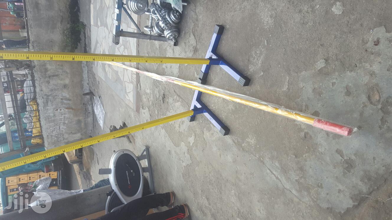 High Jump Stand With Crossbar