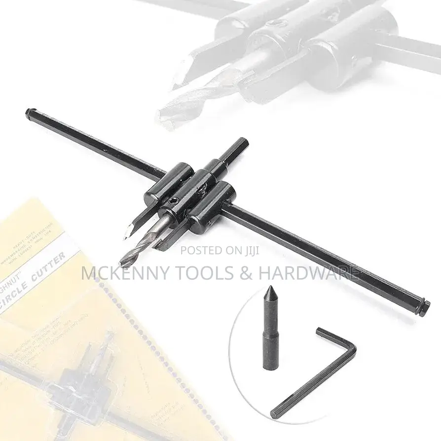 30-300mm Metal Wood Circle Cutter Kit Hole Saw Drill Bit