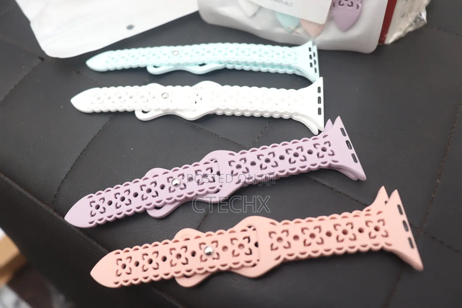 Hollow And Breathable Apple Watch Straps (4 Pack)