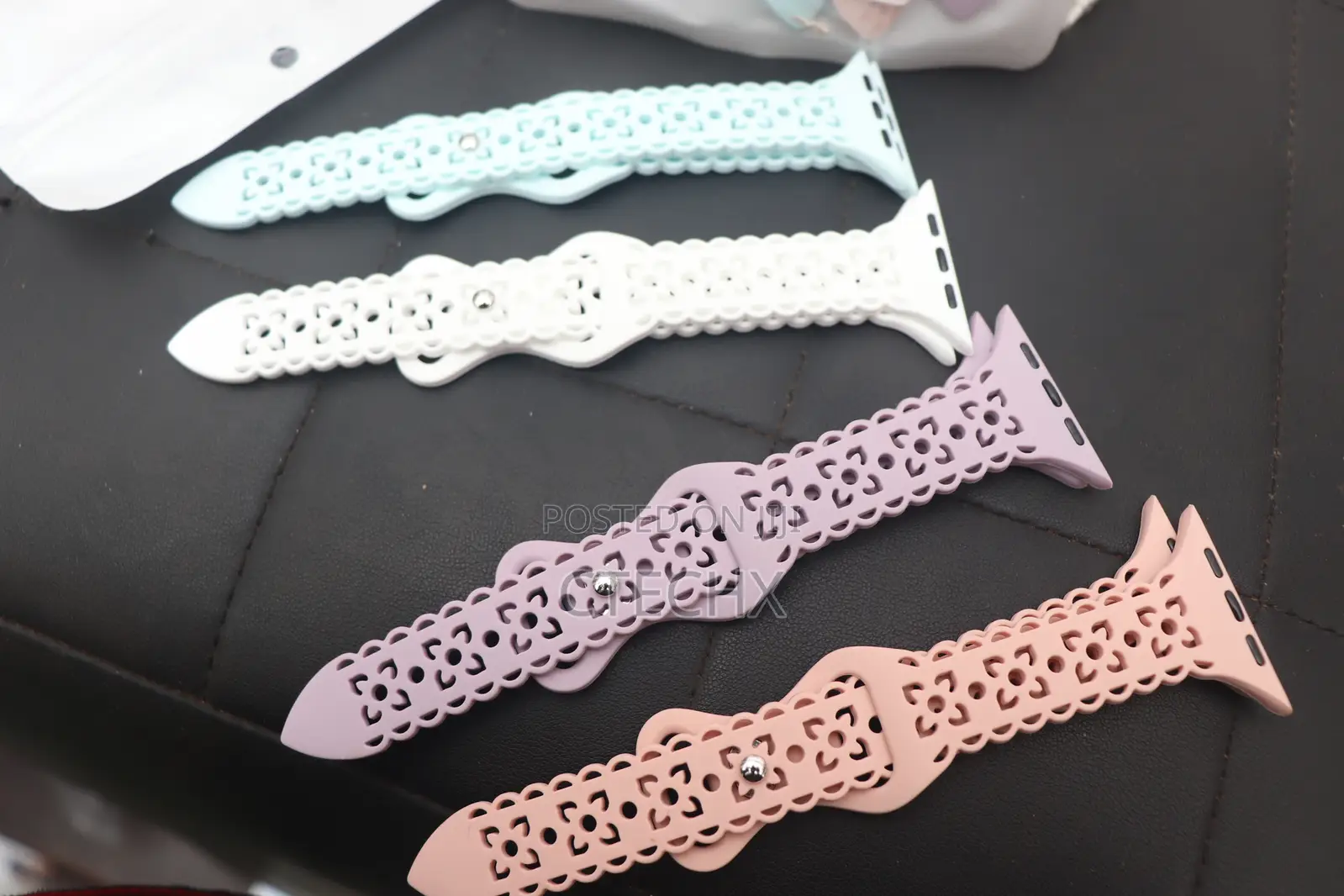 Hollow And Breathable Apple Watch Straps (4 Pack)