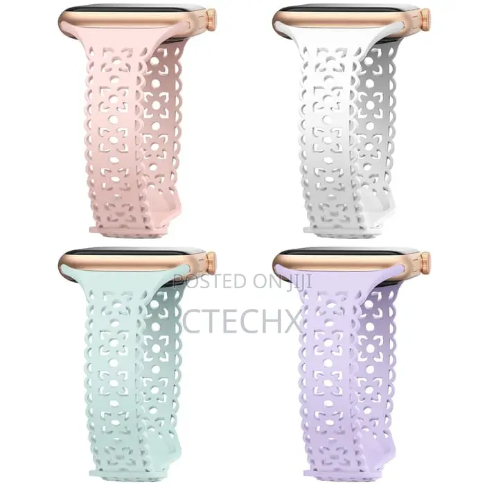 Hollow And Breathable Apple Watch Straps (4 Pack)