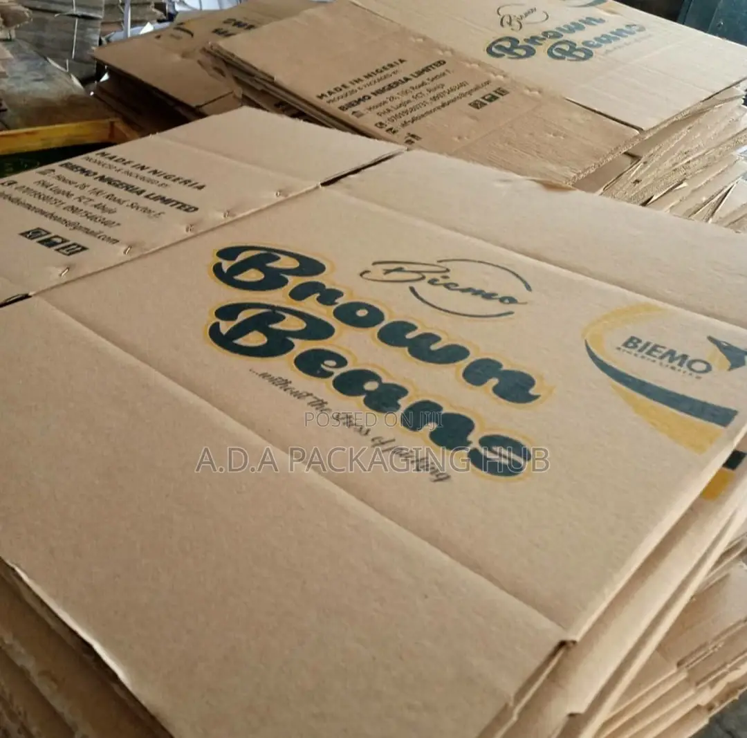 Brown Branded Corrugated Carton Box