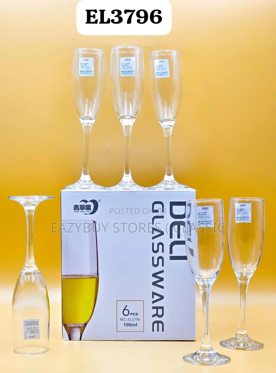 6pcs Deli Glassware Cups for Wini
