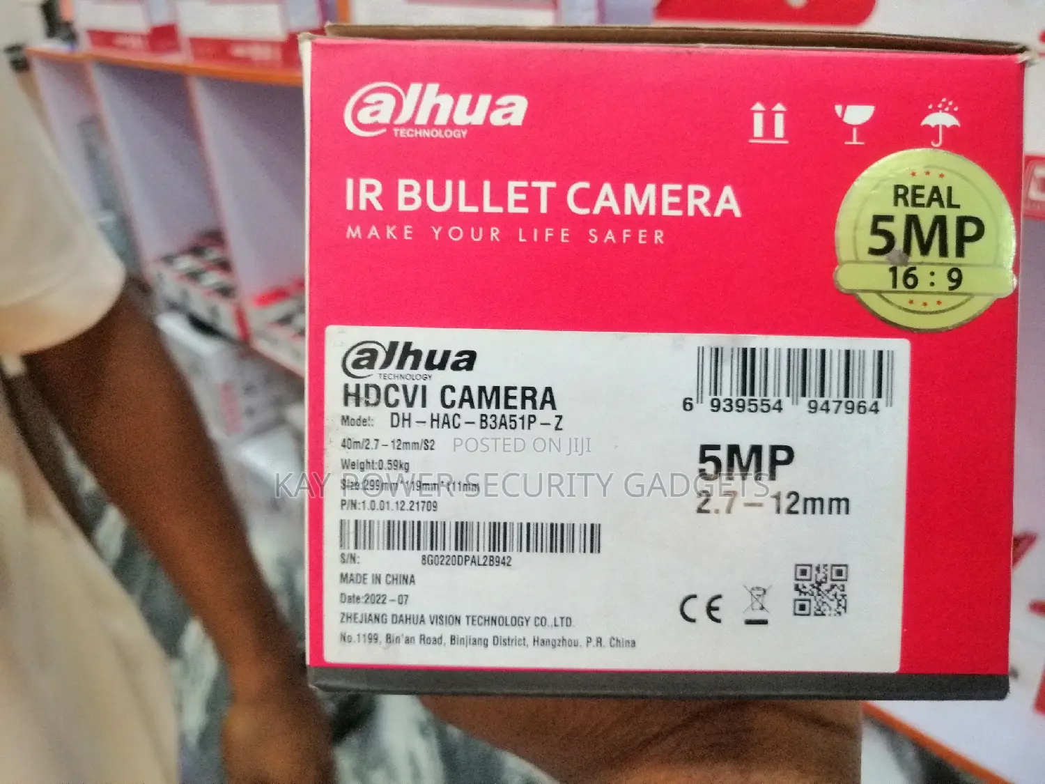 Dahua 5mp Outdoor Camera (Up to 12mm)