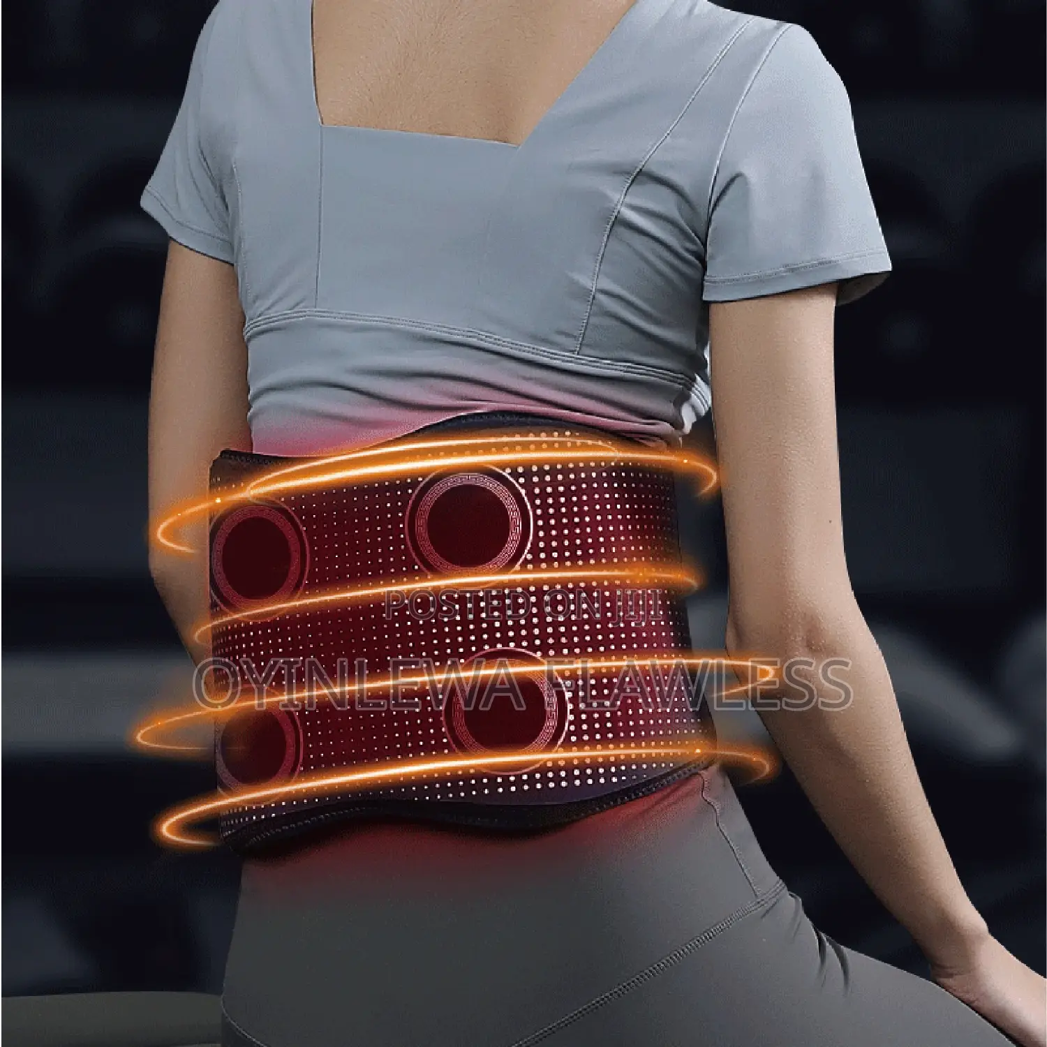 Rechargeable Lumbar Pain Relief Hot Compress Massage Belt