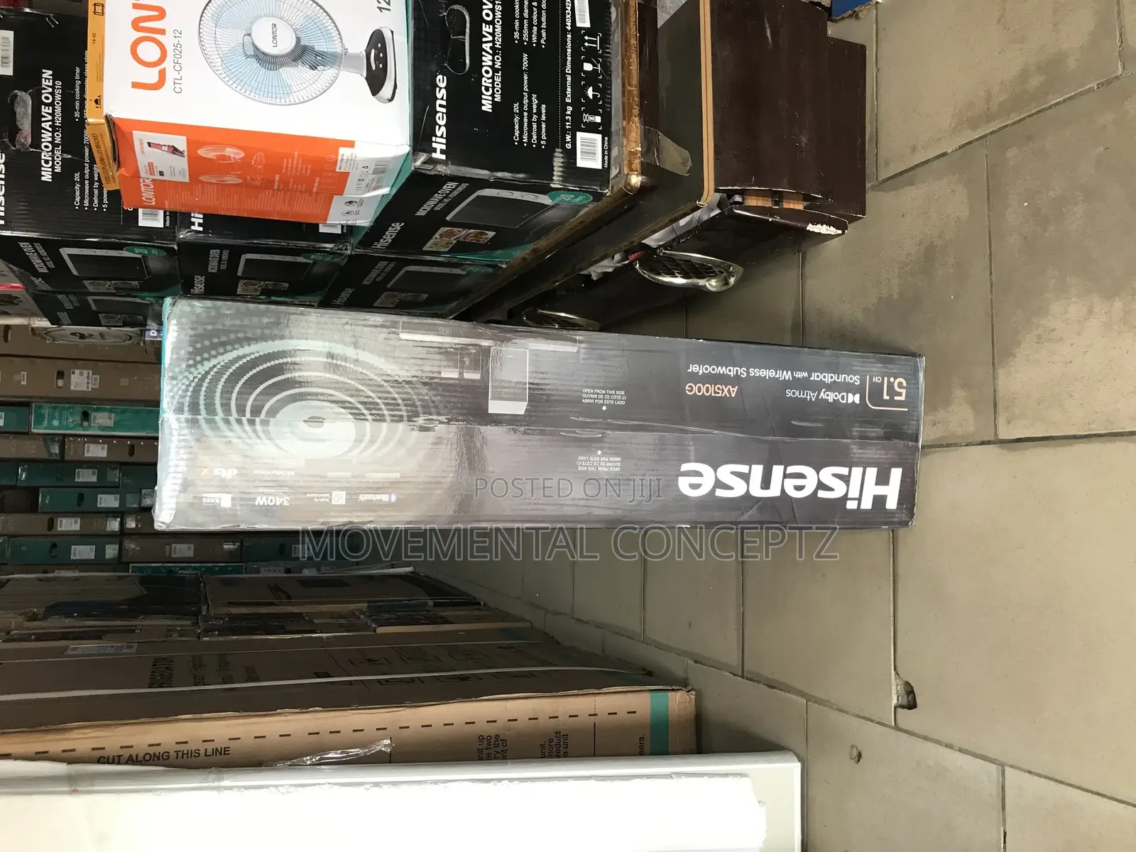 Hisense Soundbar Ax5100g 340watts With Wireless Subwoofer
