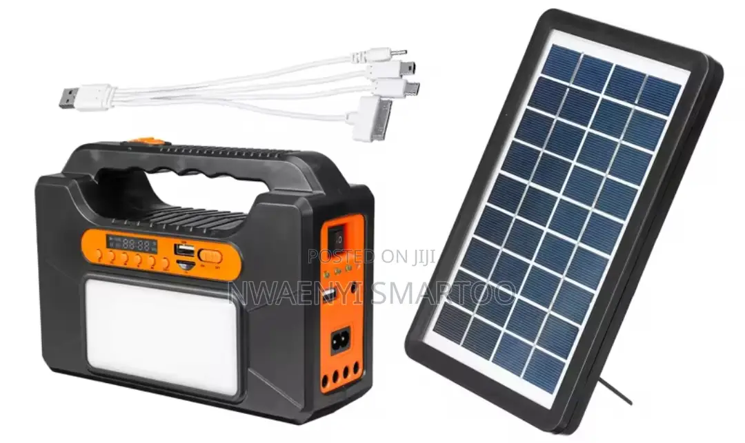Power Station With Solar Panel